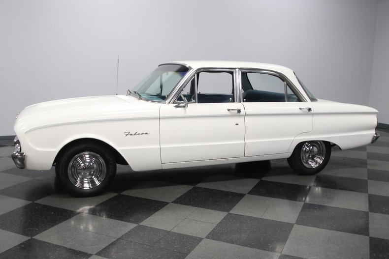 1960 White Ford Falcon Sedan