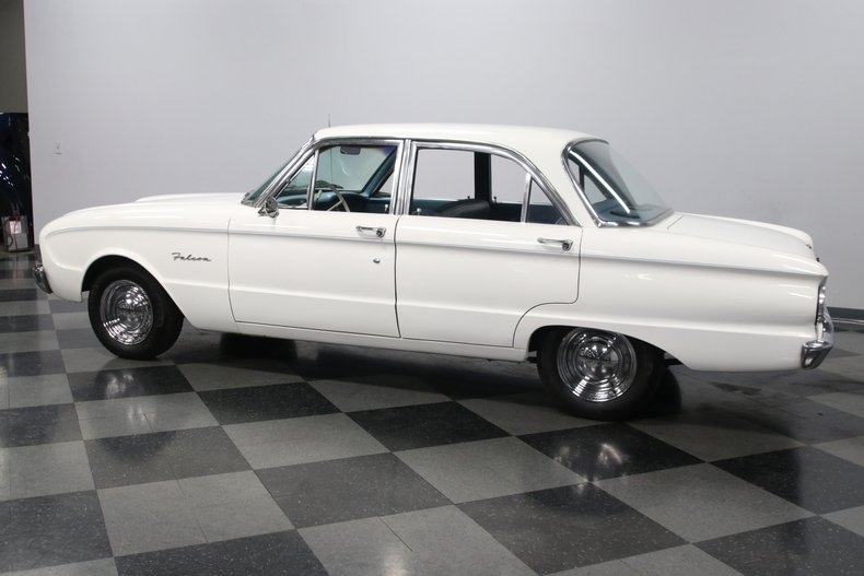 1960 White Ford Falcon Sedan