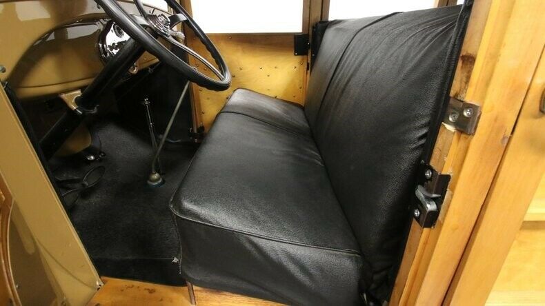 1929 Tan Ford Model A Station Wagon