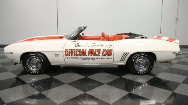 1969 White Chevrolet Camaro Convertible