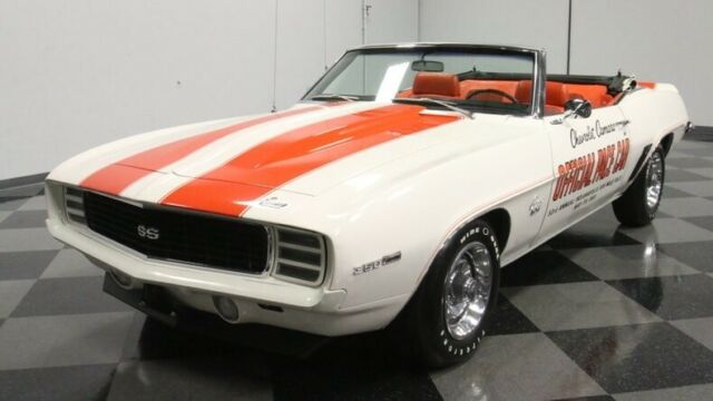 1969 White Chevrolet Camaro Convertible