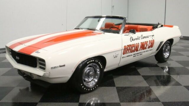 1969 White Chevrolet Camaro Convertible