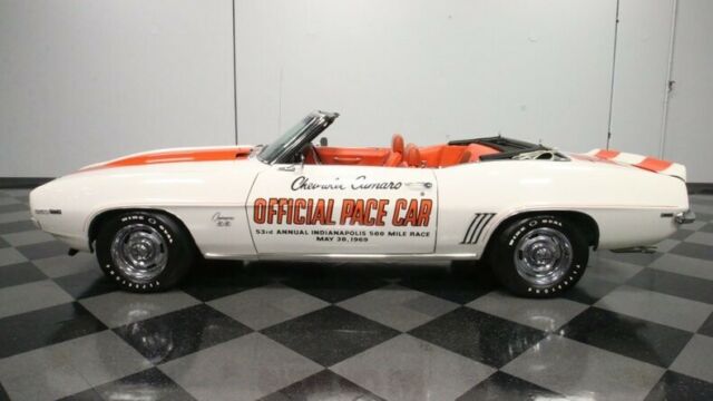 1969 White Chevrolet Camaro Convertible