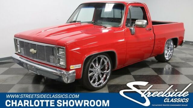 1985 Red Chevrolet C-10 Pickup Truck