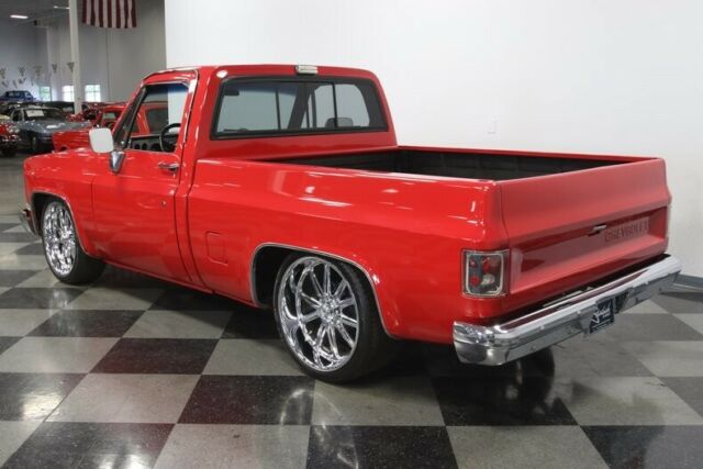 1985 Red Chevrolet C-10 Pickup Truck