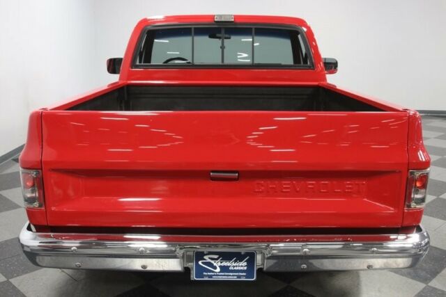1985 Red Chevrolet C-10 Pickup Truck