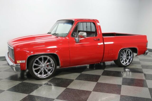 1985 Red Chevrolet C-10 Pickup Truck