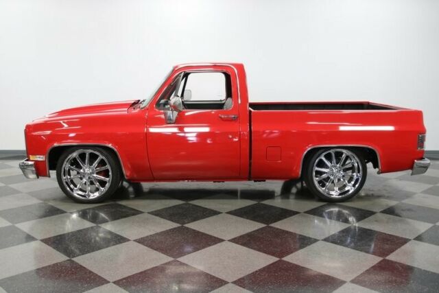 1985 Red Chevrolet C-10 Pickup Truck