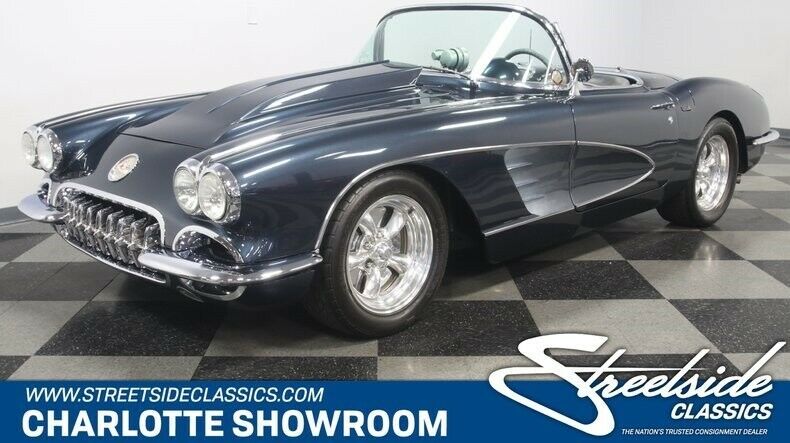 1959 Blue Chevrolet Corvette Convertible