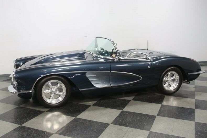 1959 Blue Chevrolet Corvette Convertible