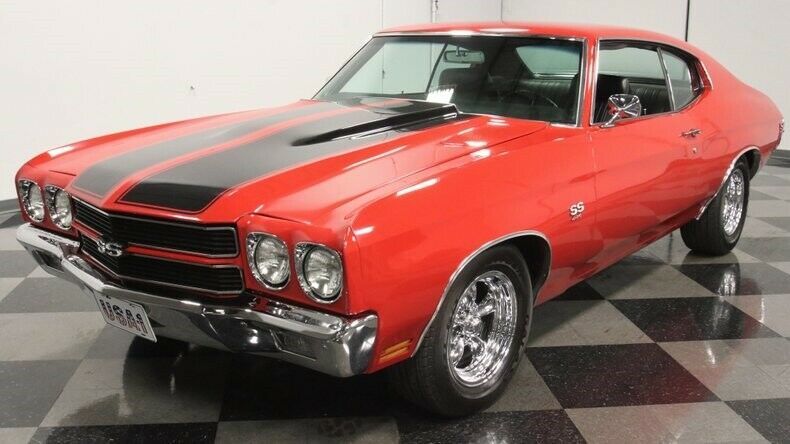 1970 Red Chevrolet Chevelle Coupe