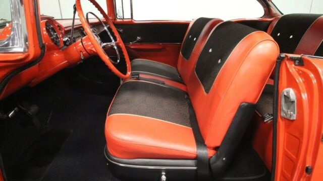 1957 Red Chevrolet Bel Air/150/210 Hardtop