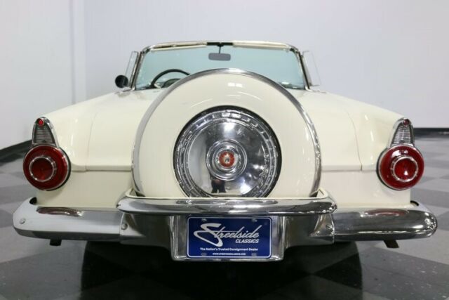 1956 White Ford Thunderbird Convertible