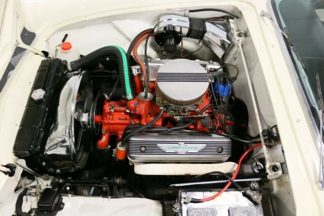 1956 White Ford Thunderbird Convertible