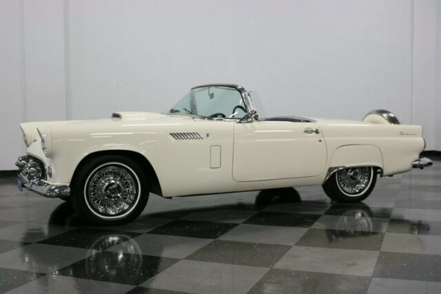 1956 White Ford Thunderbird Convertible