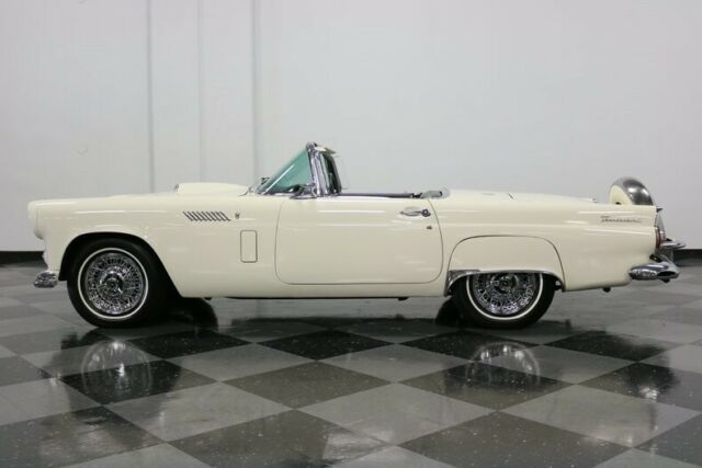 1956 White Ford Thunderbird Convertible