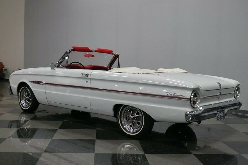 1963 White Ford Falcon Convertible