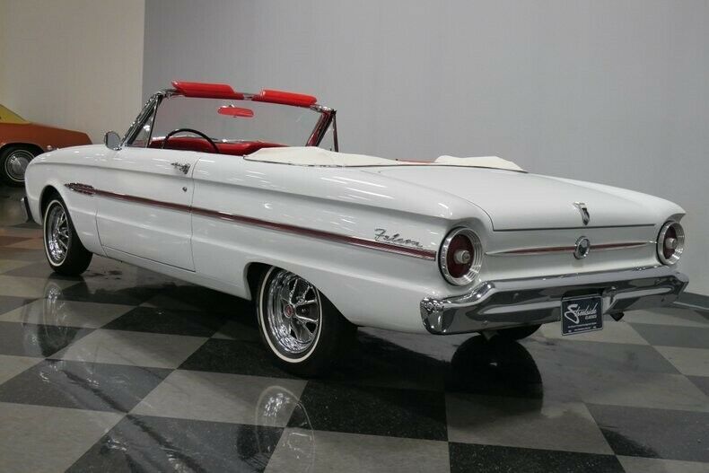 1963 White Ford Falcon Convertible