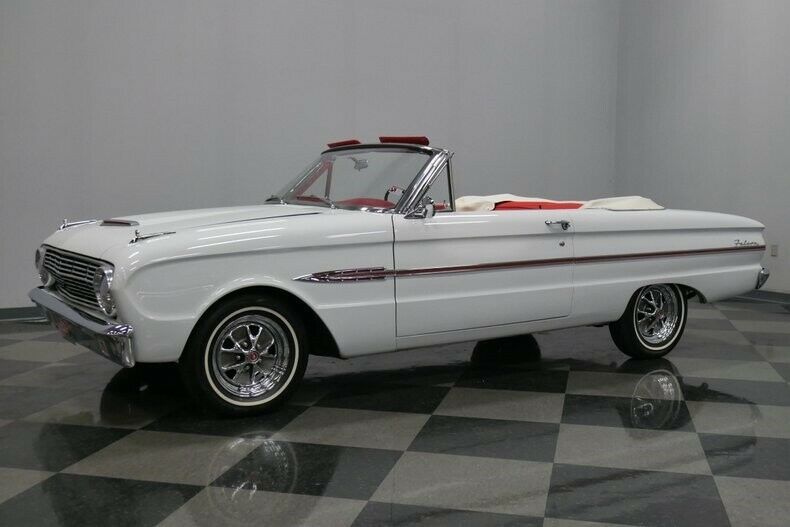 1963 White Ford Falcon Convertible