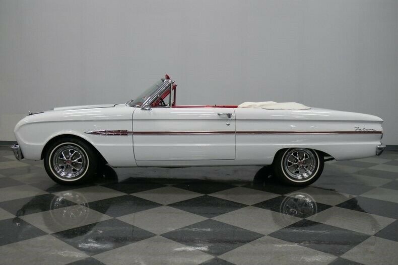 1963 White Ford Falcon Convertible