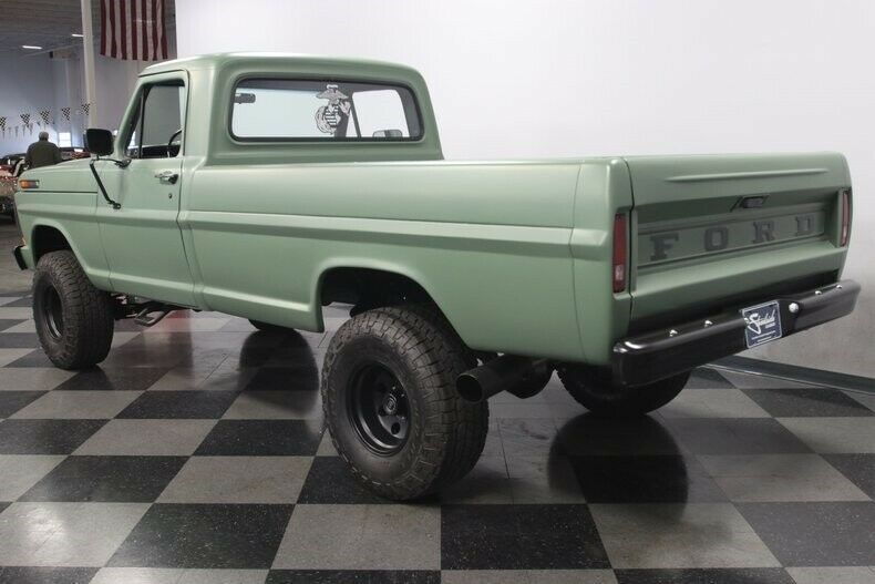 1972 Olive Drab Ford F-100 Pickup Truck