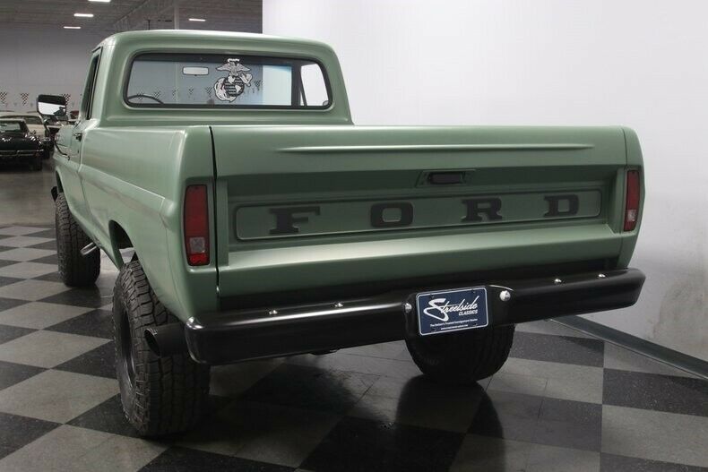 1972 Olive Drab Ford F-100 Pickup Truck