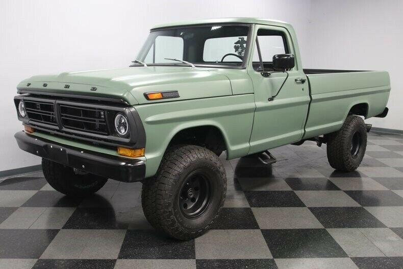 1972 Olive Drab Ford F-100 Pickup Truck