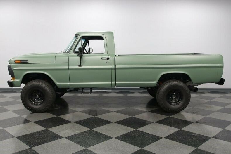 1972 Olive Drab Ford F-100 Pickup Truck