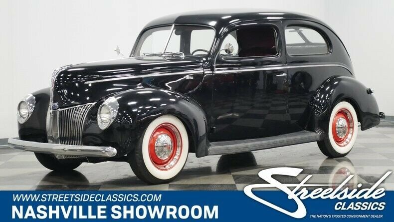 1940 Black Ford Deluxe Sedan