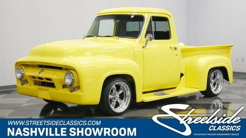 1954 Yellow Ford F-100 Pickup Truck