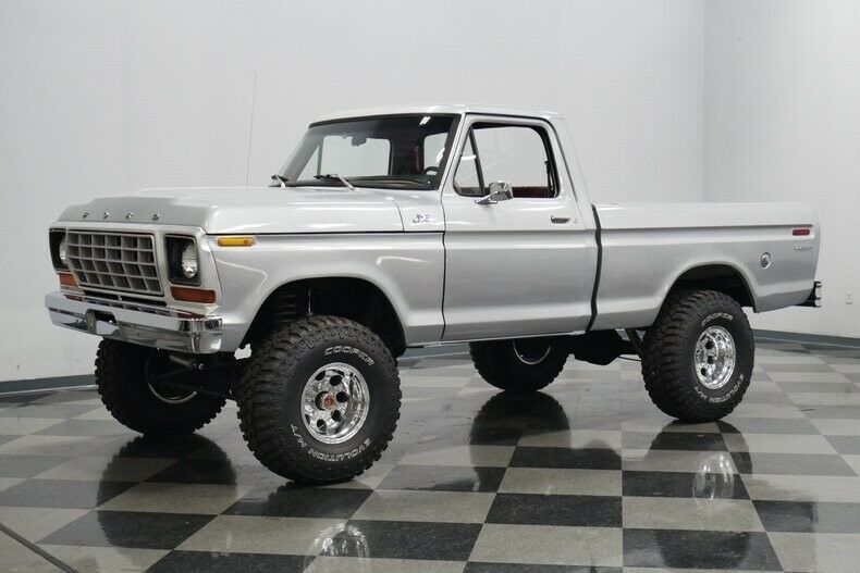 1978 Silver Ford F-100 Pickup Truck