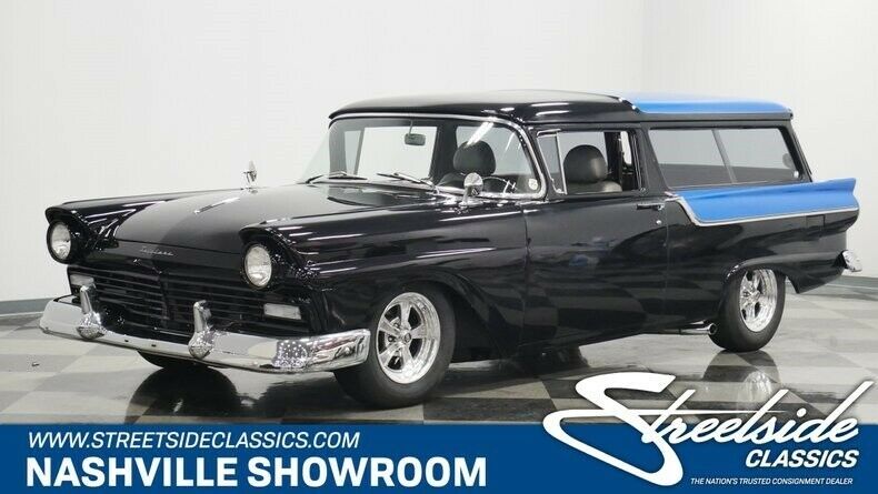 1957 Black Ford Ranch Wagon Sedan