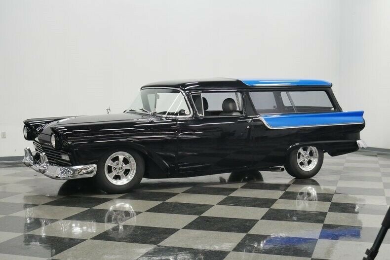 1957 Black Ford Ranch Wagon Sedan