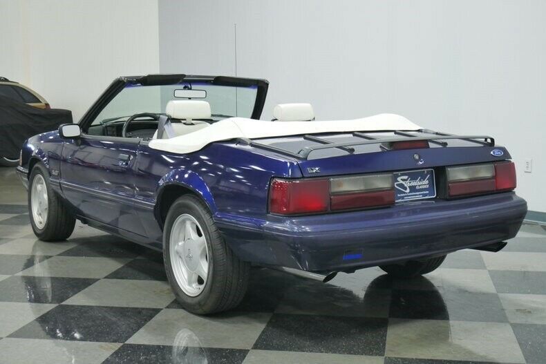 1993 Blue Ford Mustang Convertible