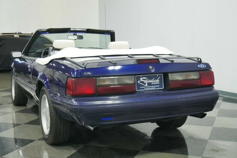 1993 Blue Ford Mustang Convertible