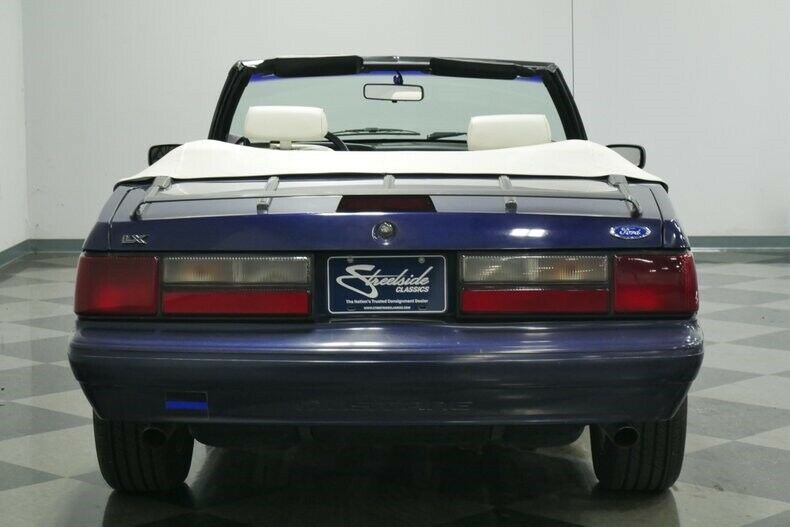 1993 Blue Ford Mustang Convertible