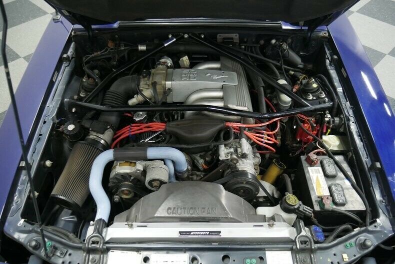 1993 Blue Ford Mustang Convertible