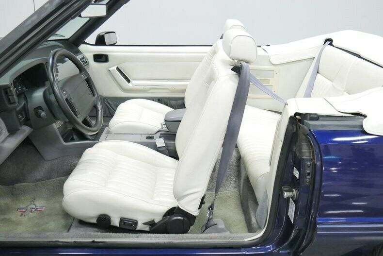 1993 Blue Ford Mustang Convertible