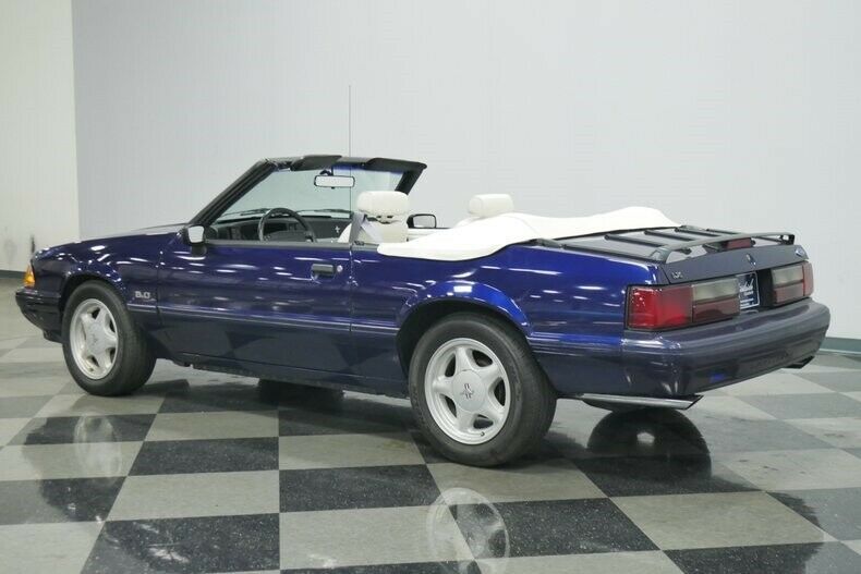 1993 Blue Ford Mustang Convertible