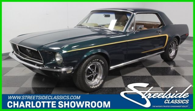 1968 Green Ford Mustang