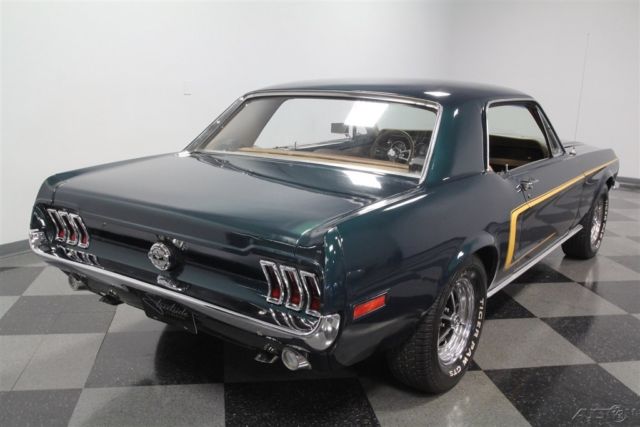 1968 Green Ford Mustang