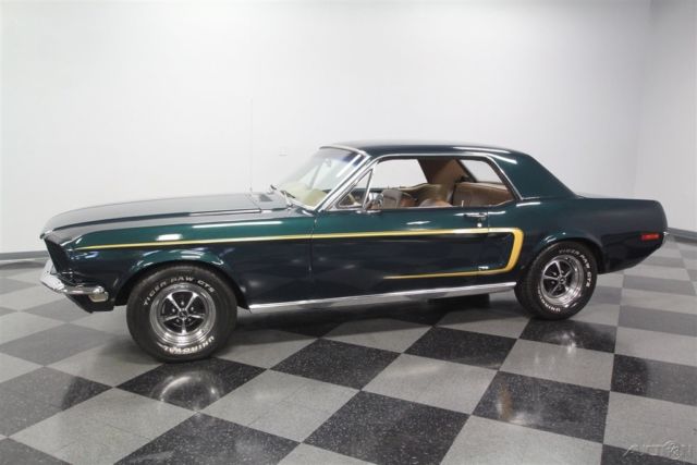 1968 Green Ford Mustang