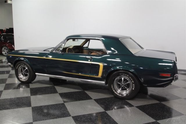 1968 Green Ford Mustang