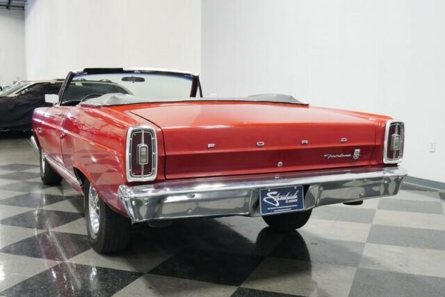 1966 Red Ford Fairlane Convertible