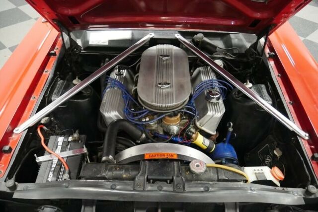 1966 Red Ford Fairlane Convertible