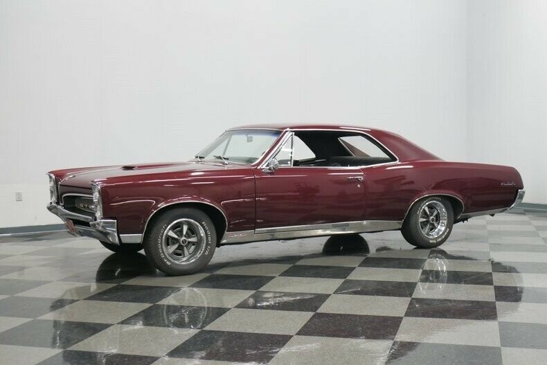 1967 Burgundy Pontiac GTO Hardtop