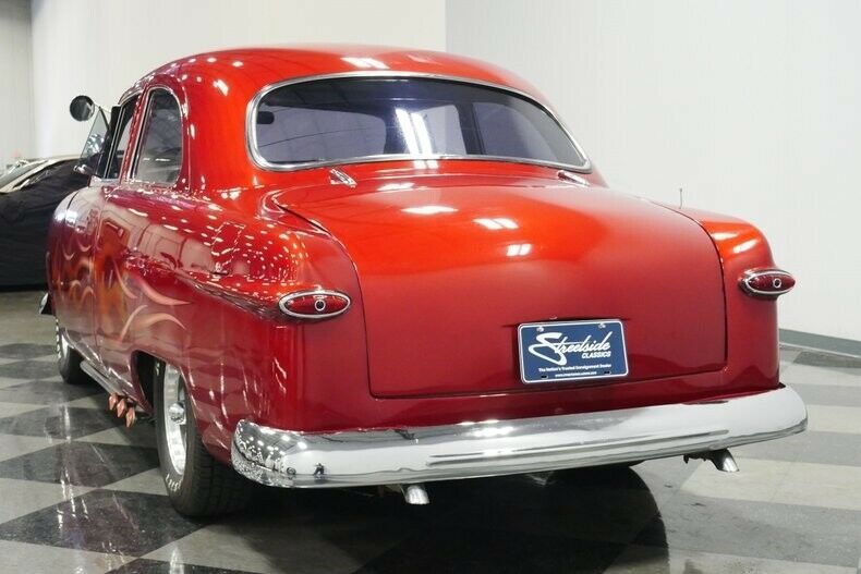 1950 Red Ford Tudor Coupe