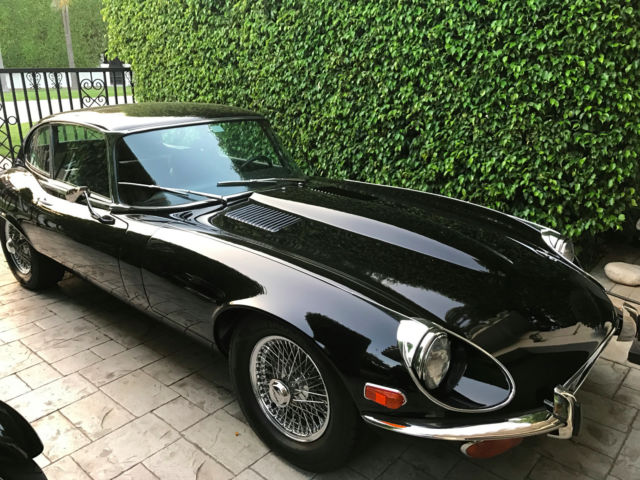 1973 Black Jaguar E-Type Coupe