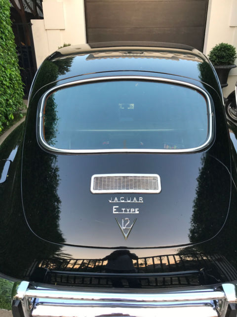 1973 Black Jaguar E-Type Coupe