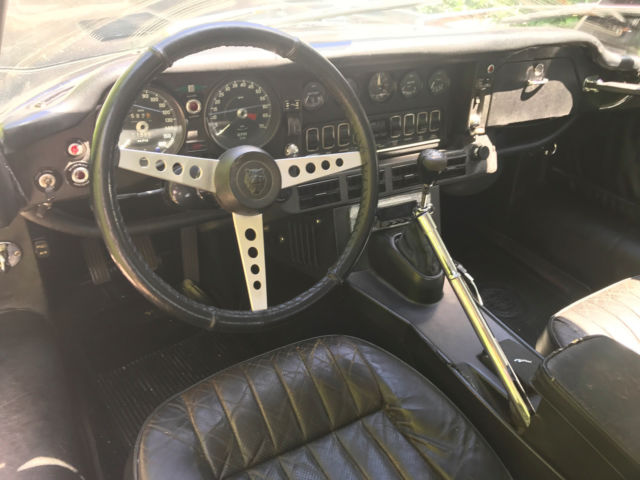 1973 Black Jaguar E-Type Coupe